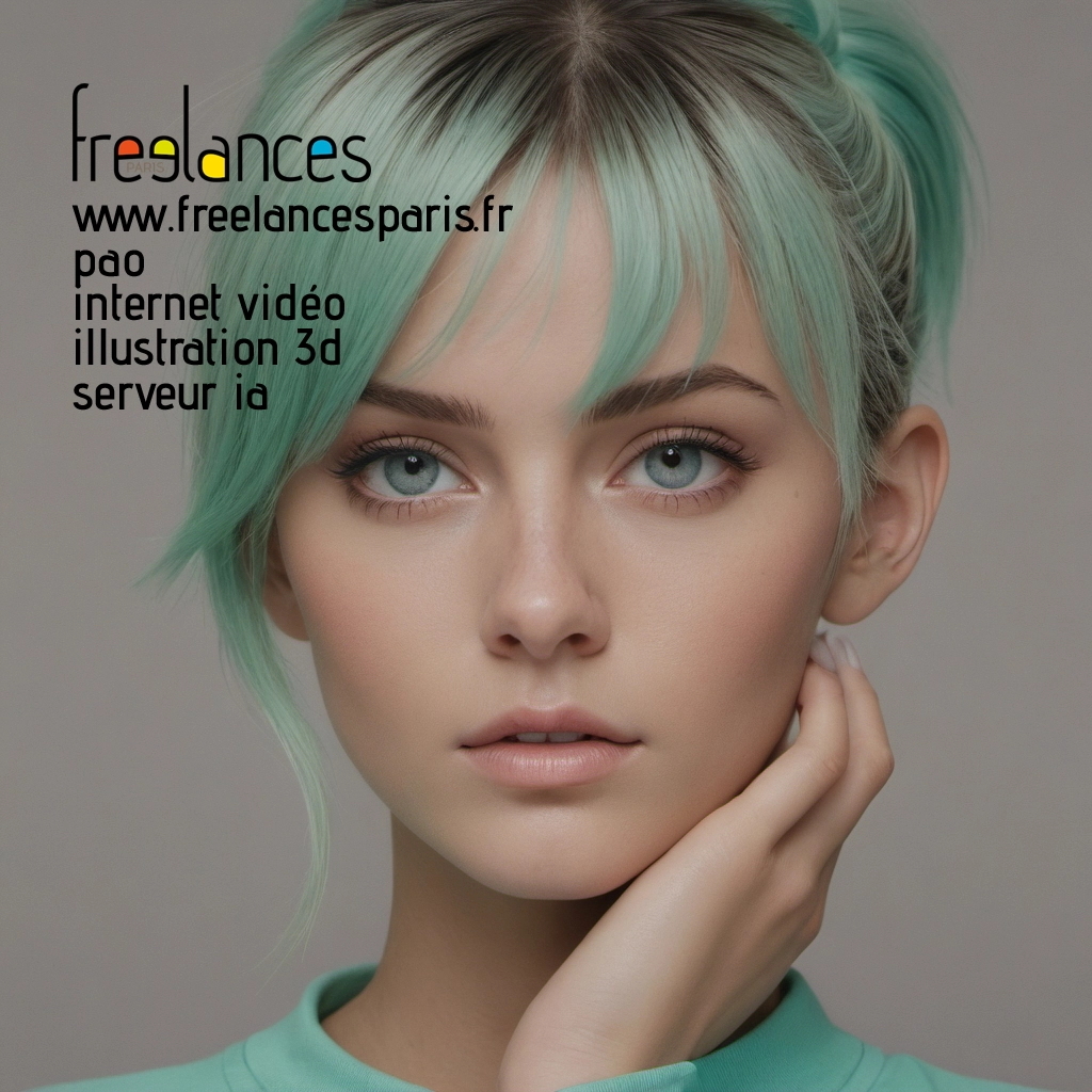 Pao mise en page internet vidéo illustration 3d serveur IA générative AI freelance paris studio de création magazines 8l5lwp30